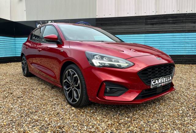 Ford Focus 1.0T EcoBoost MHEV ST-Line X Edition Euro 6 (s/s) 5dr Hatchback Petrol Red
