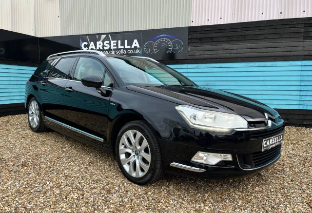 Citroen C5 2.2 HDi Exclusive Tourer Auto Euro 5 5dr Estate Diesel Black