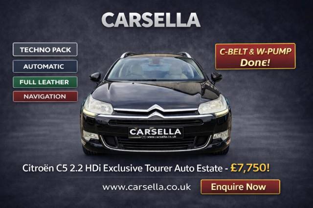 2014 Citroen C5 2.2 HDi Exclusive Tourer Auto Euro 5 5dr